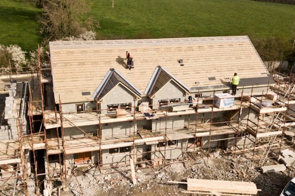 home renovation and roof installation