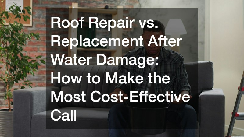 Roof Repair vs. Replacement After Water Damage  How to Make the Most Cost-Effective Call